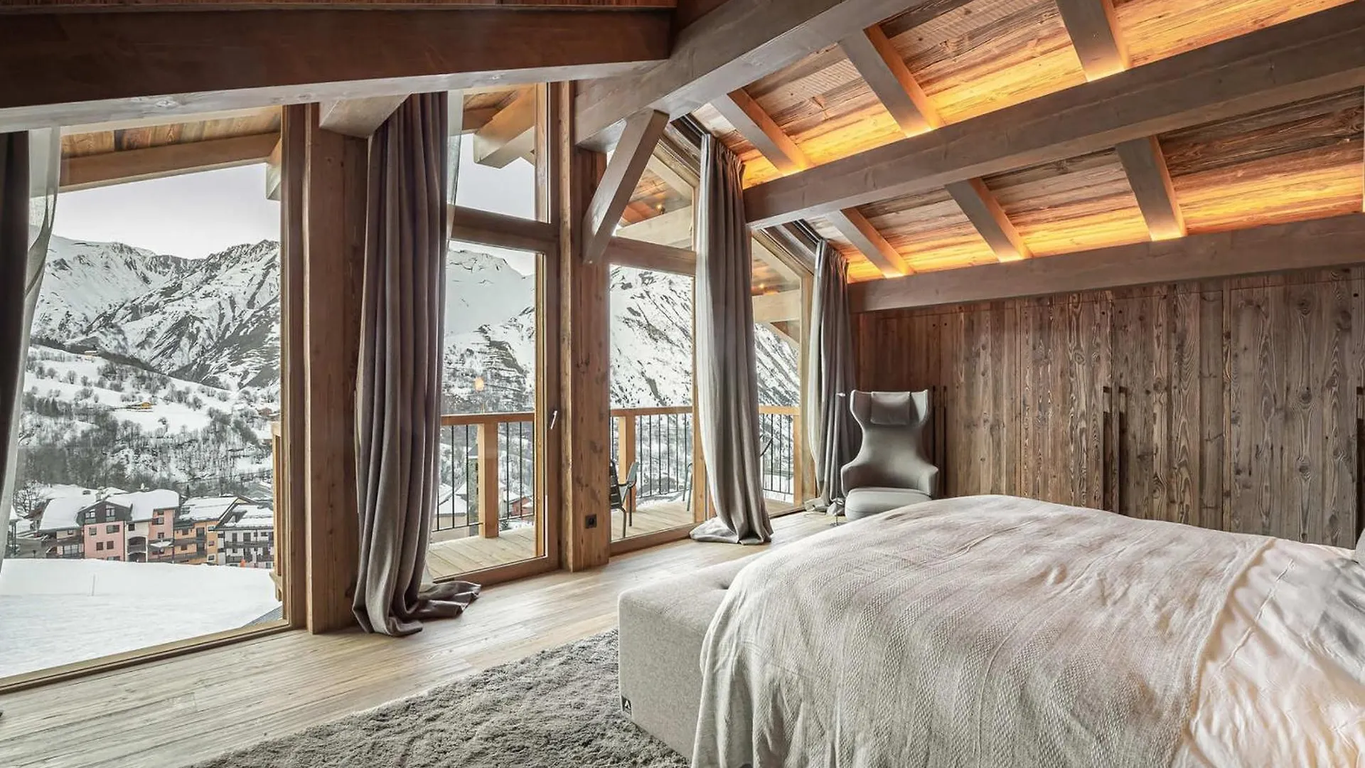 Chalet Skis Aux Pieds, Bain Nordique, Chef & Services Inclus, 4 Chambres En Suite, Hammam Et Home Cinema - Fr-1-570-3 Saint-Martin-de-Belleville 0*,